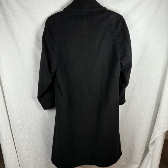 Cashmere Black Women's S Coat 1950s 1960s - Picture 9 of 10